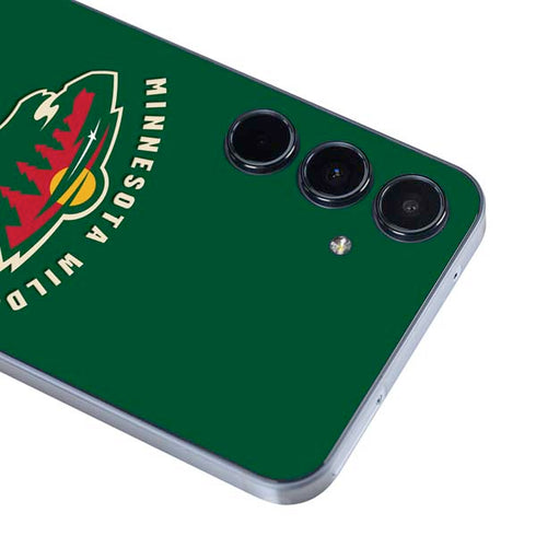 NHL Minnesota Wild Solid Background Galaxy A35 5G Skin